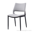 Hot sale white plastic folding steel chair dining chair